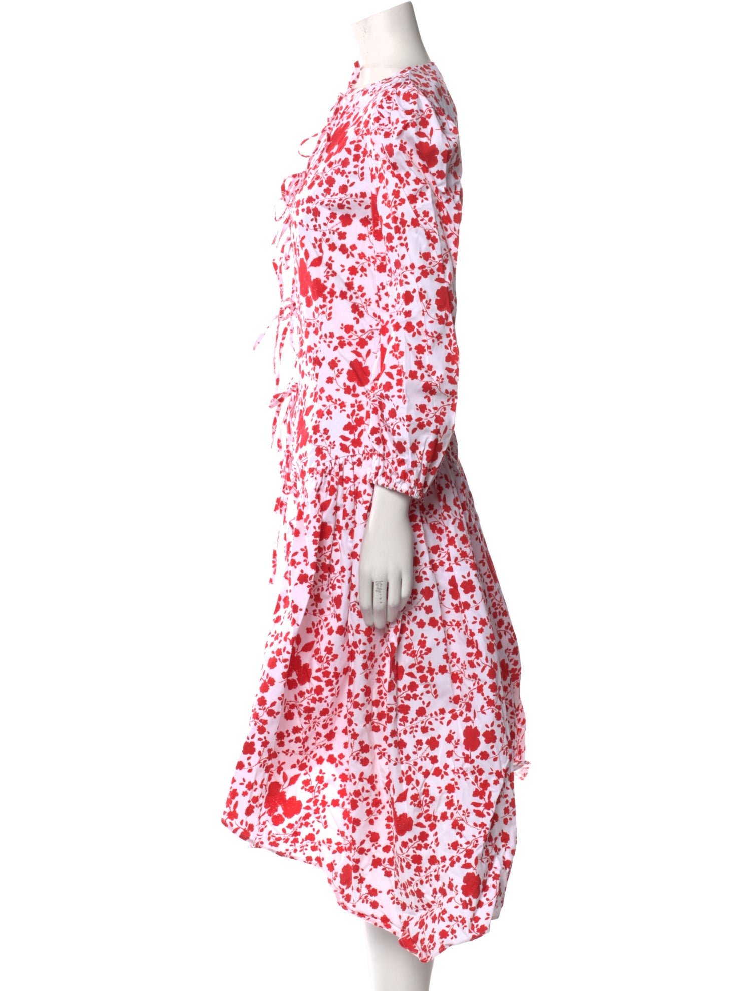 Naya Rea Floral Print Midi Length Dress w/ Tags