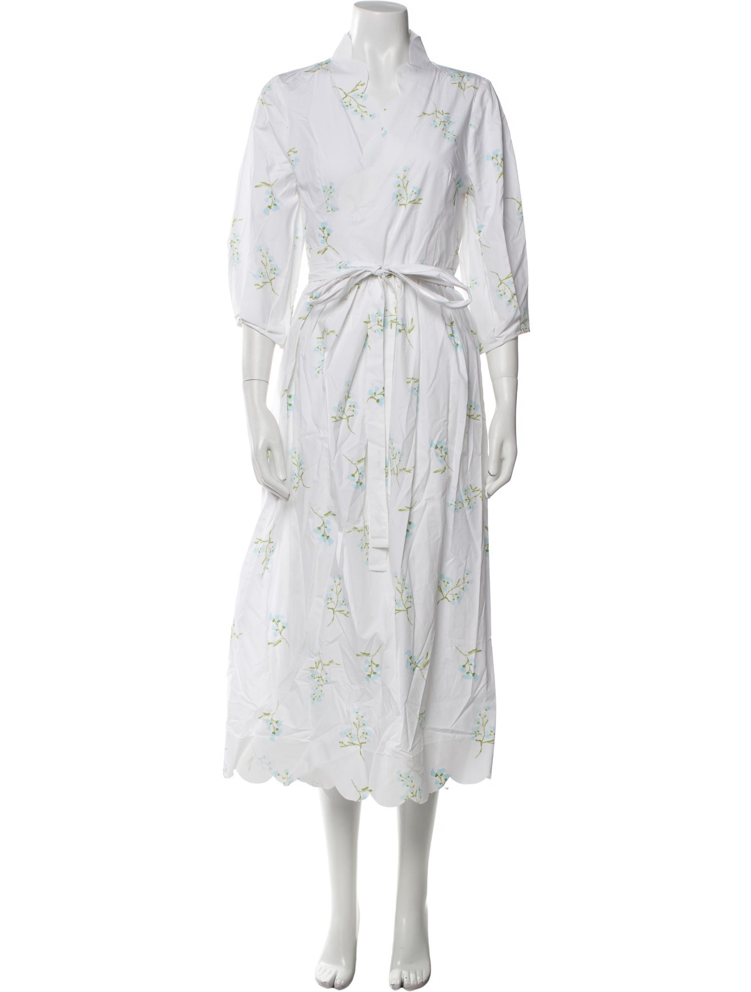 Naya Rea Floral Print Midi Length Dress