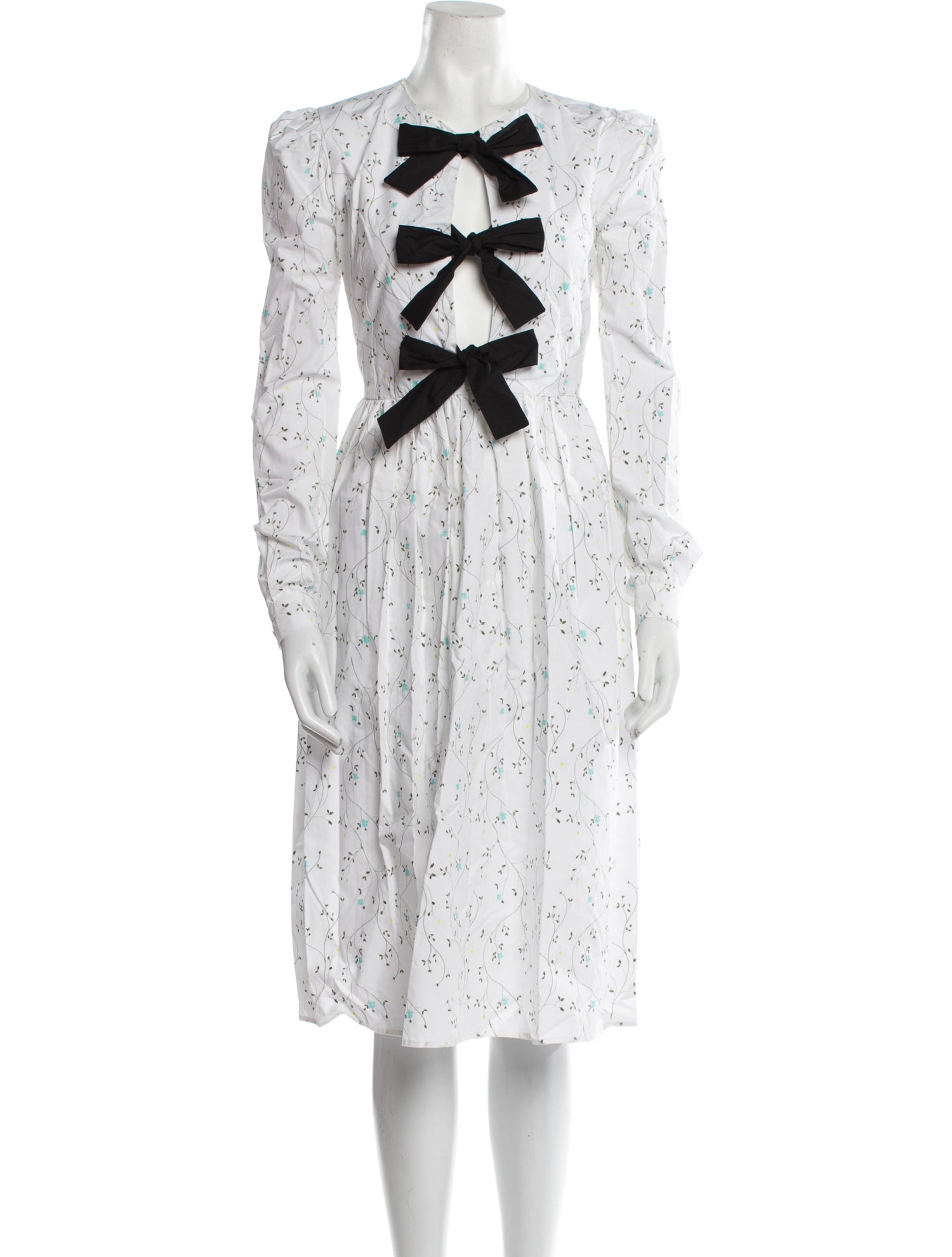 Naya Rea Floral Print Midi Length Dress w/ Tags