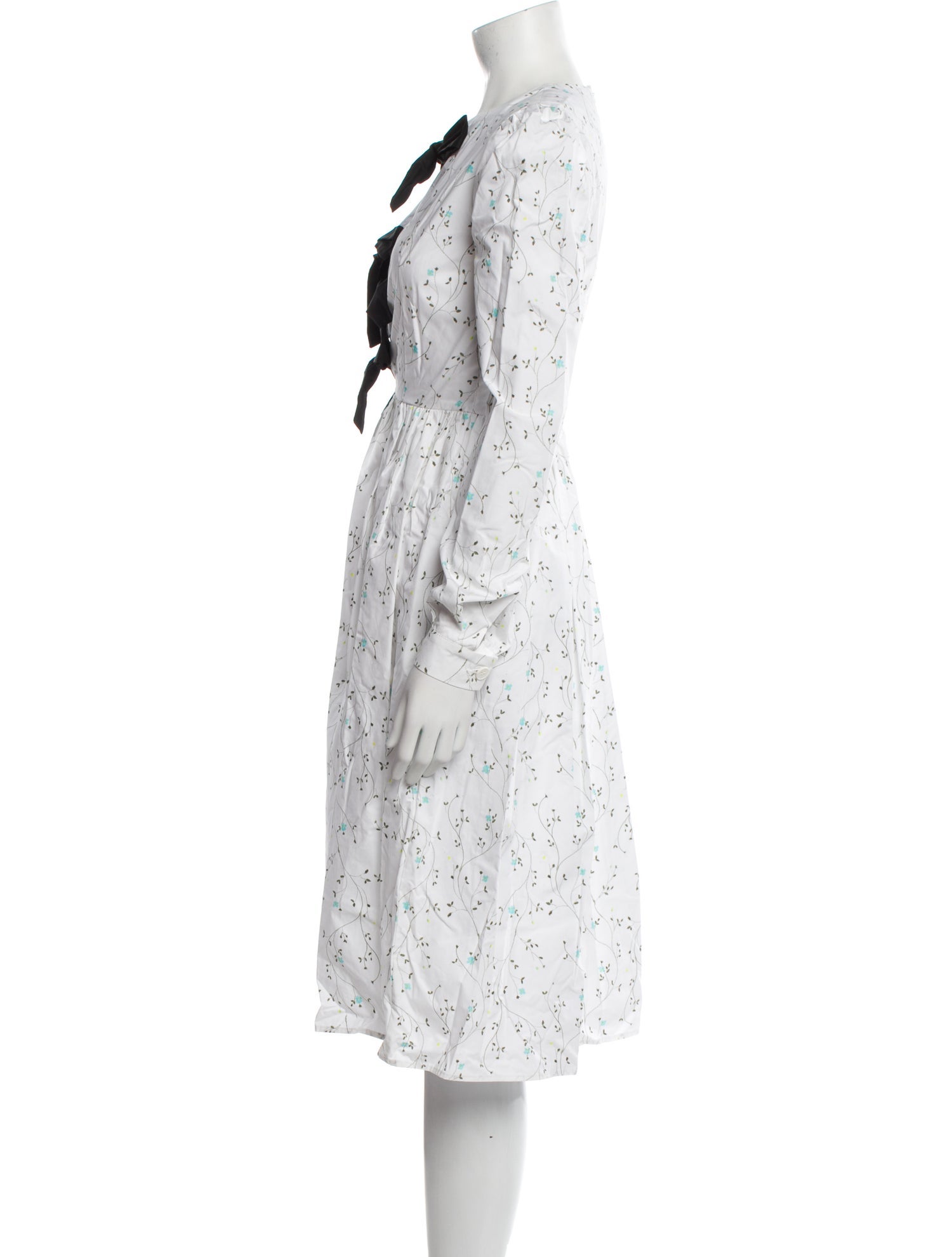 Naya Rea Floral Print Midi Length Dress w/ Tags