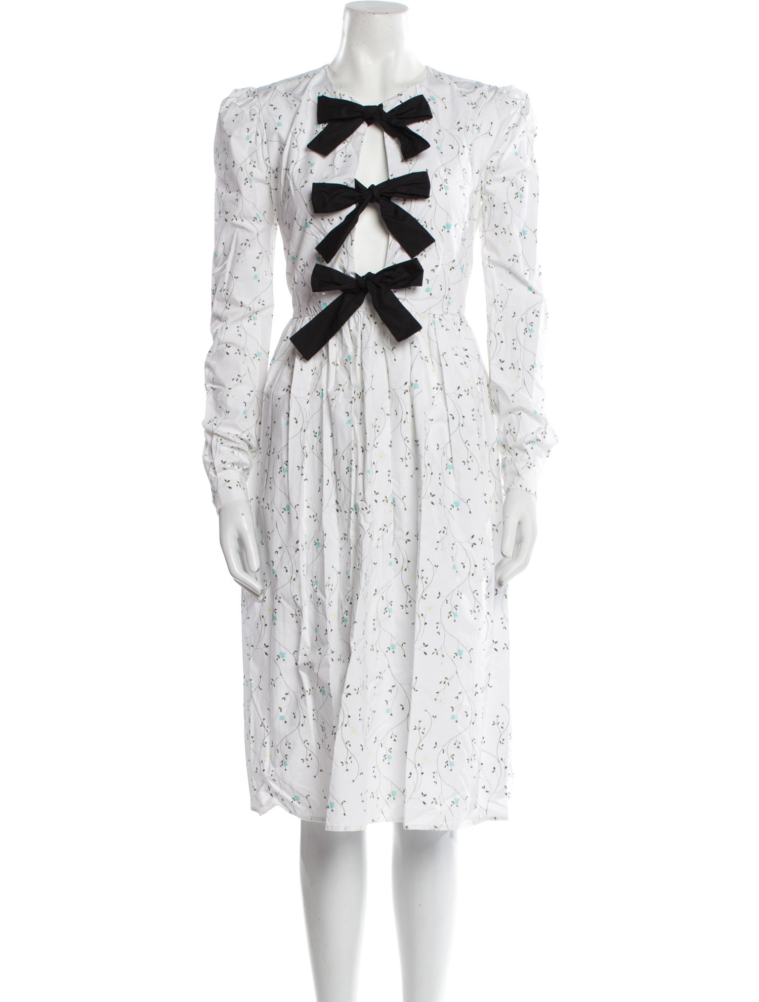 Naya Rea Floral Print Midi Length Dress w/ Tags