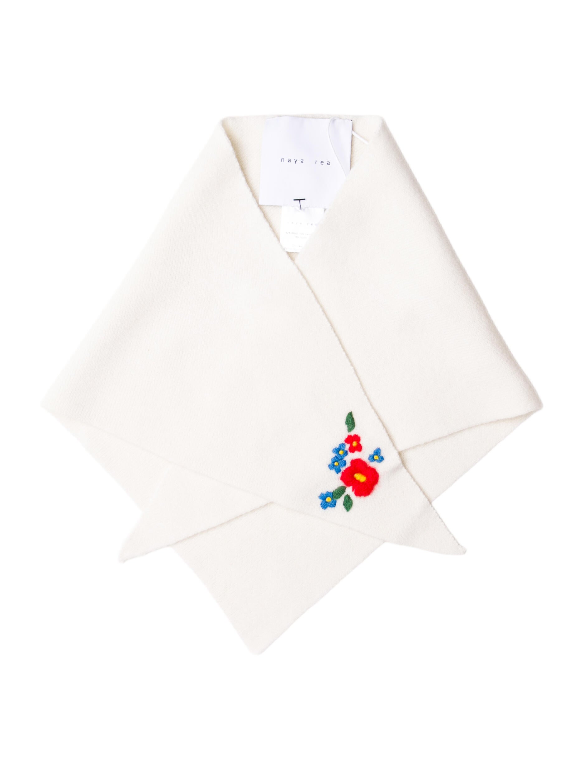 Naya Rea Wool Floral Print Scarf w/ Tags