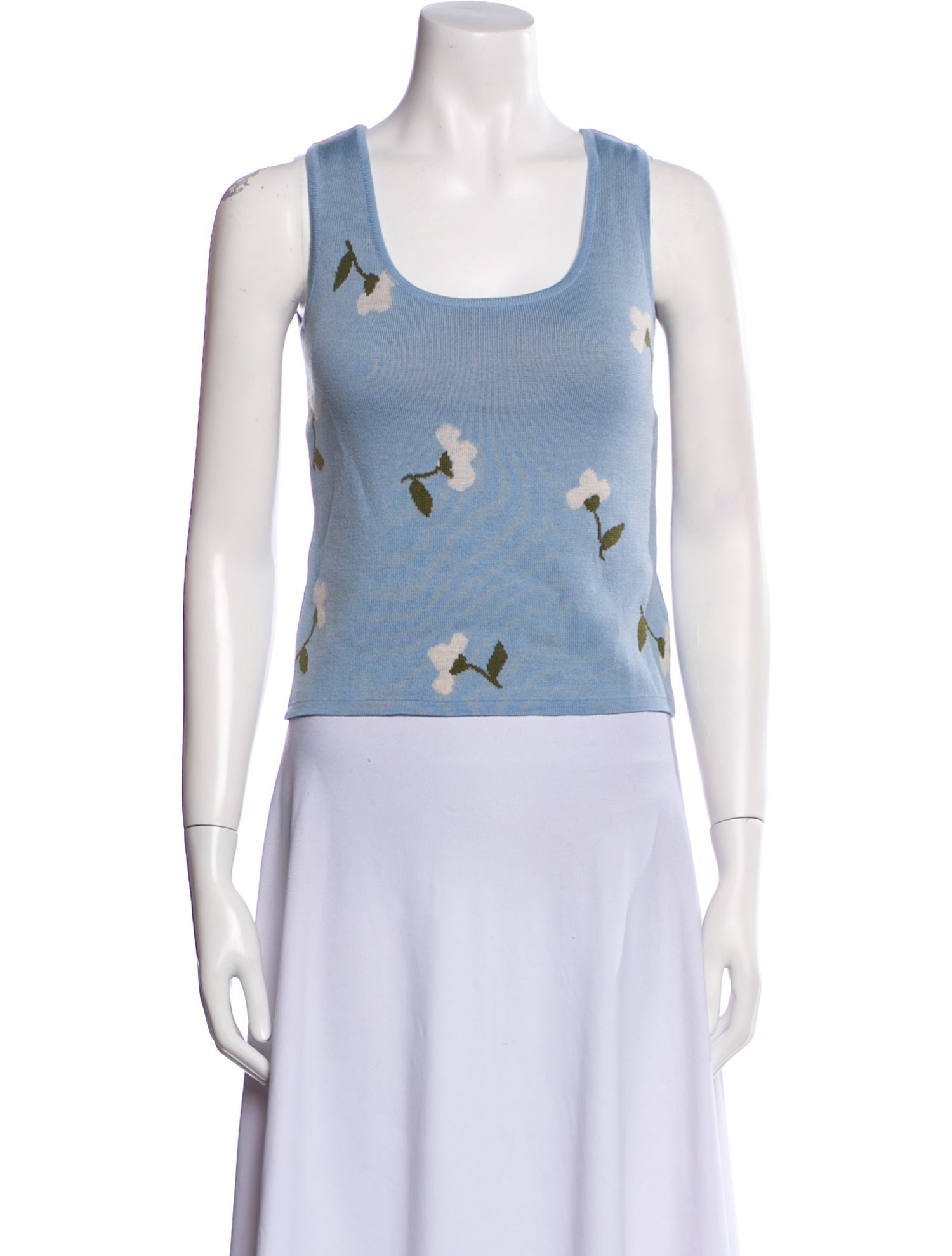 Naya Rea Merino Wool Floral Print Top w/ Tags