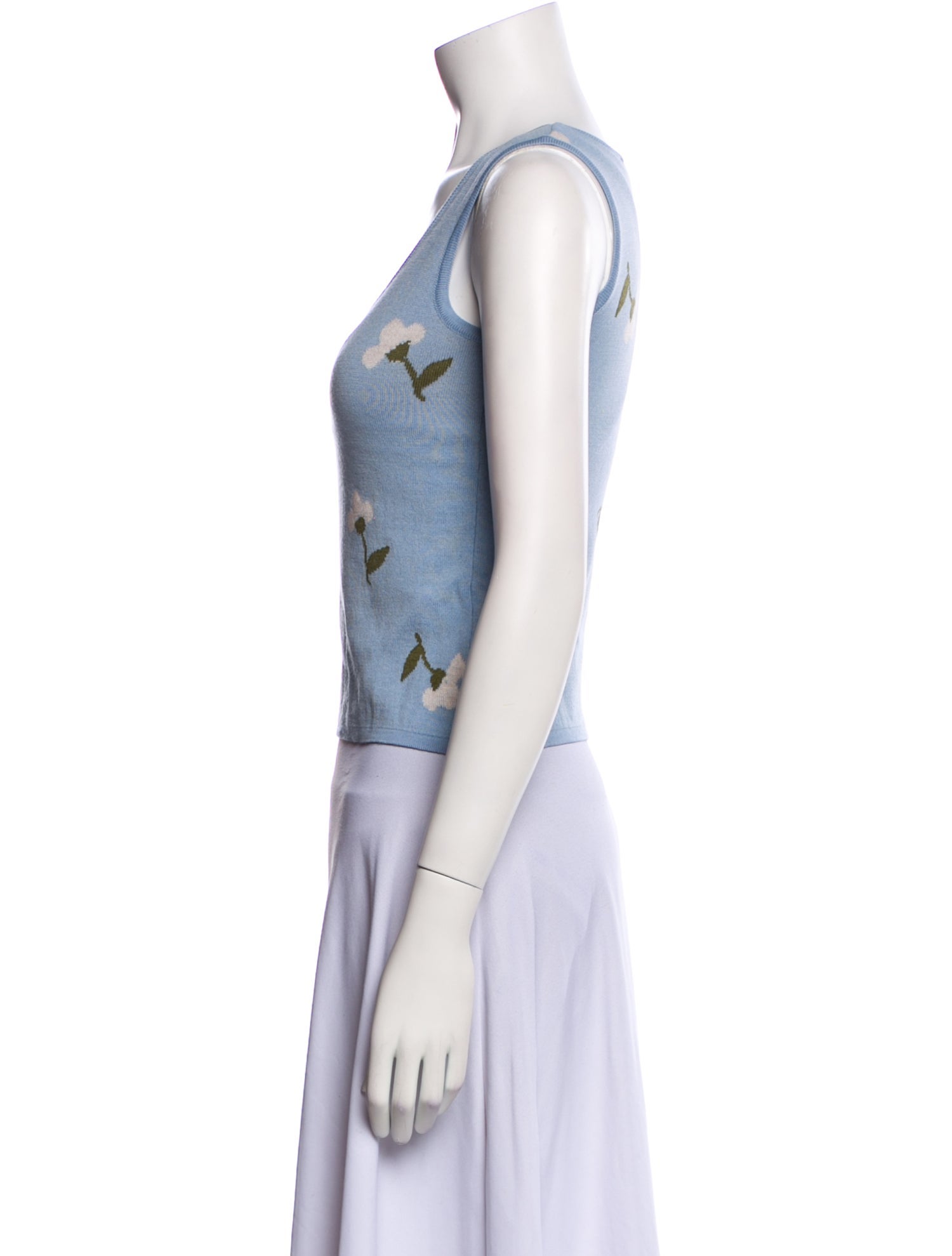 Naya Rea Merino Wool Floral Print Top w/ Tags