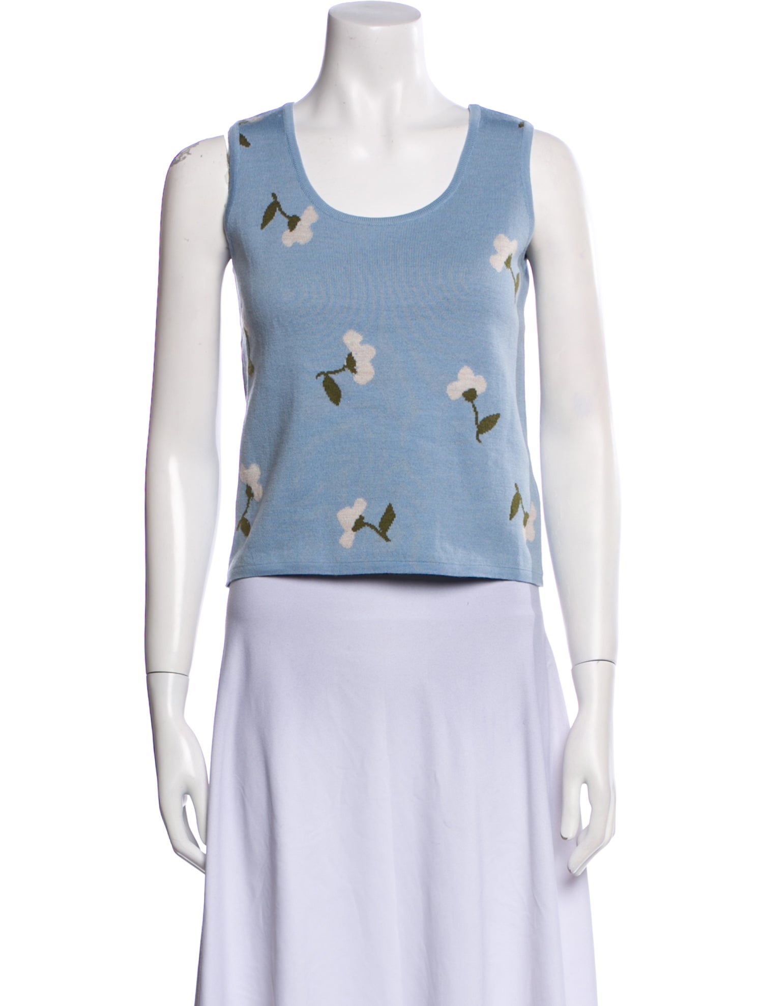 Naya Rea Merino Wool Floral Print Top w/ Tags