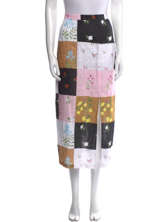 Naya Rea Linen Midi Length Skirt