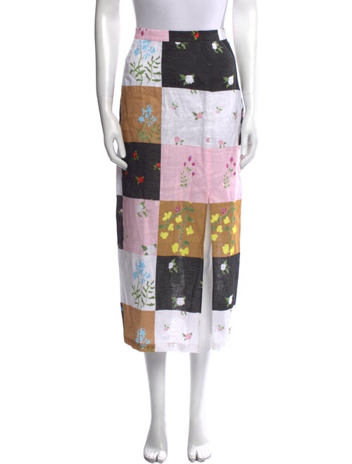 Naya Rea Linen Midi Length Skirt