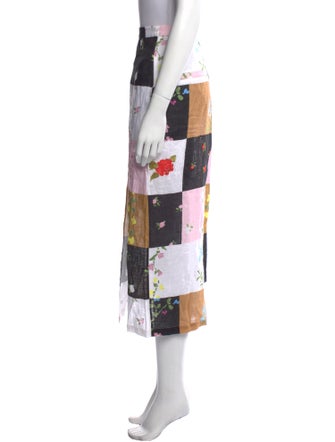Naya Rea Linen Midi Length Skirt