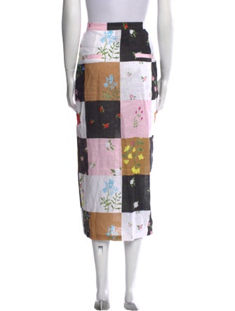 Naya Rea Linen Midi Length Skirt