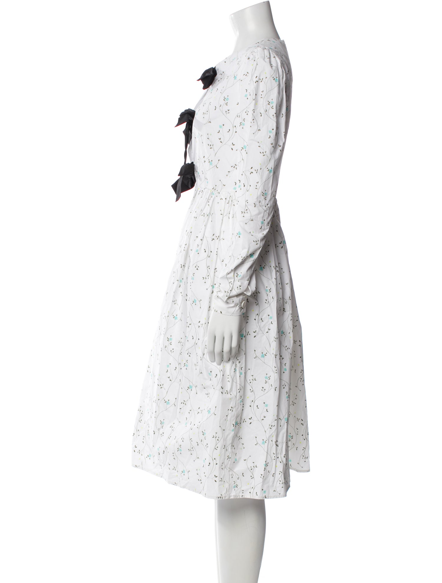 Naya Rea Floral Print Midi Length Dress w/ Tags