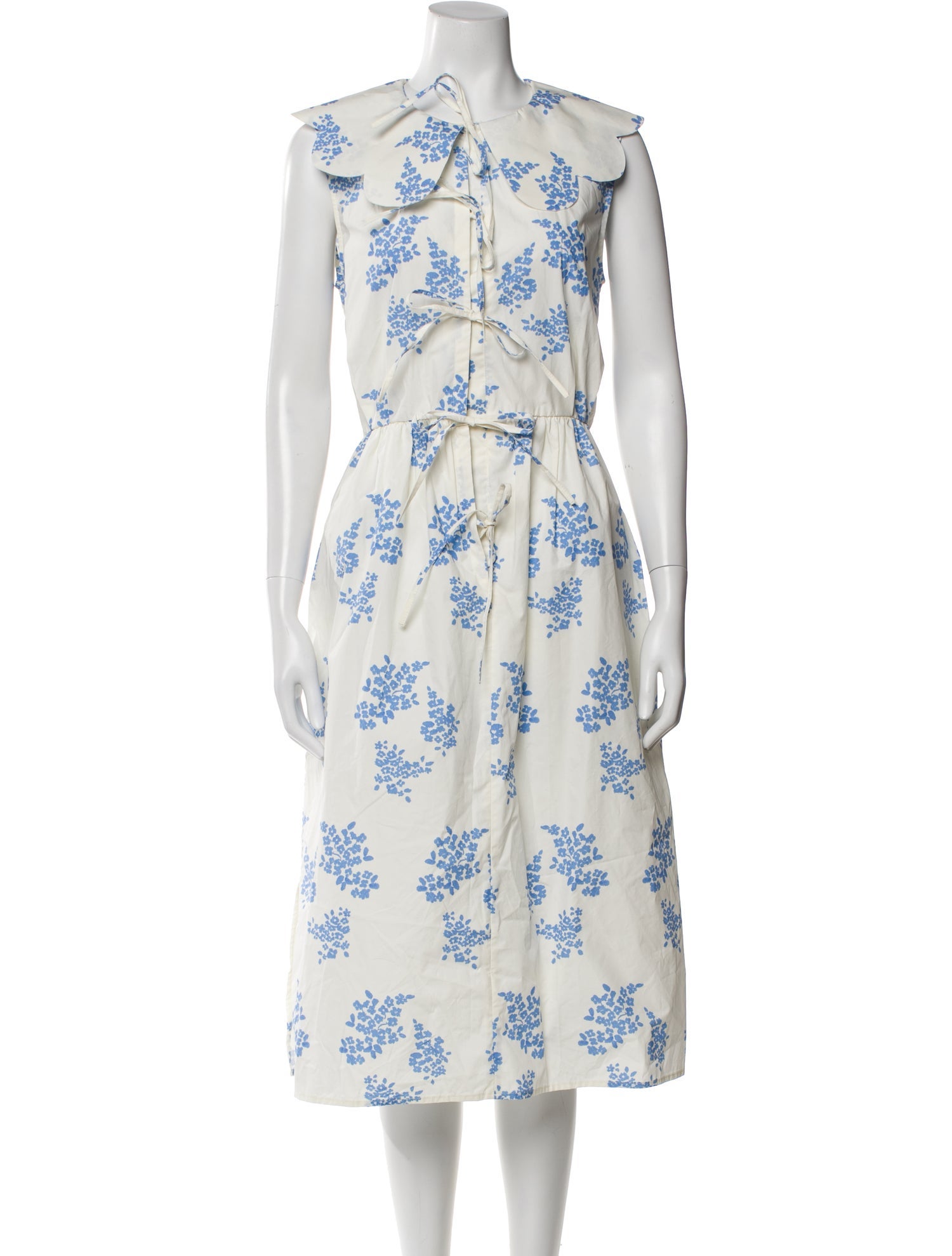 Naya Rea Floral Print Midi Length Dress
