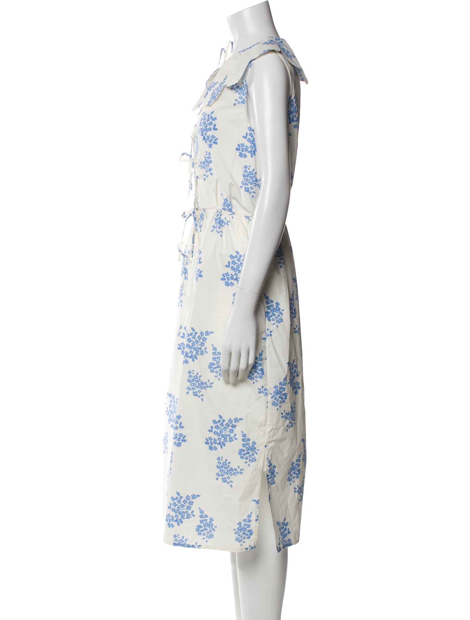 Naya Rea Floral Print Midi Length Dress