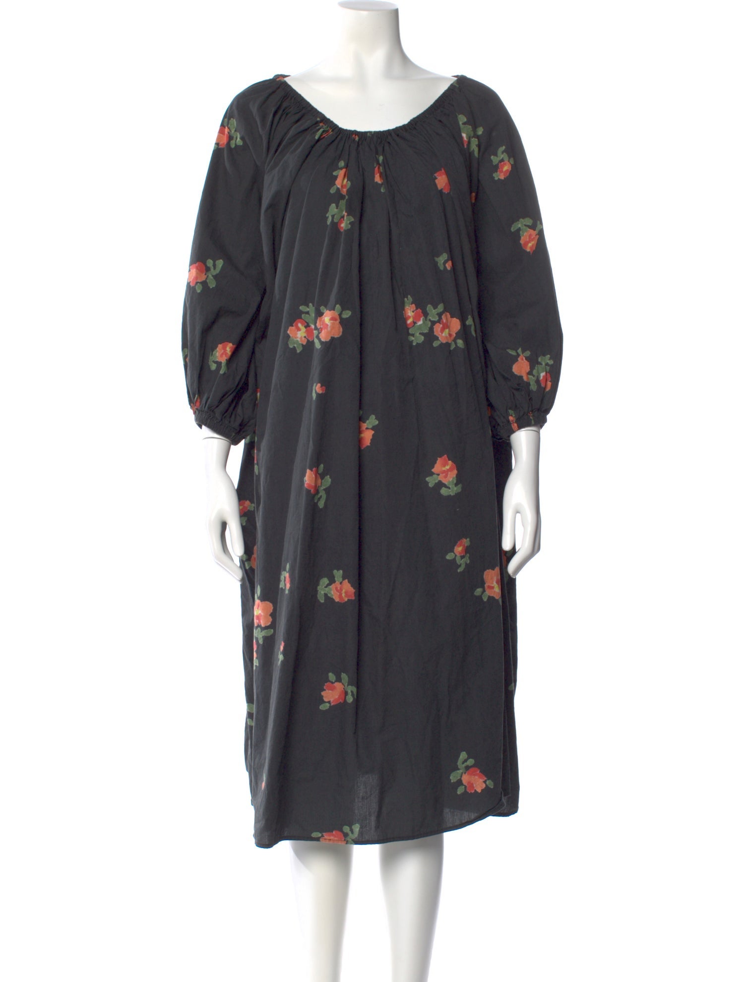 Naya Rea Floral Print Knee-Length Dress