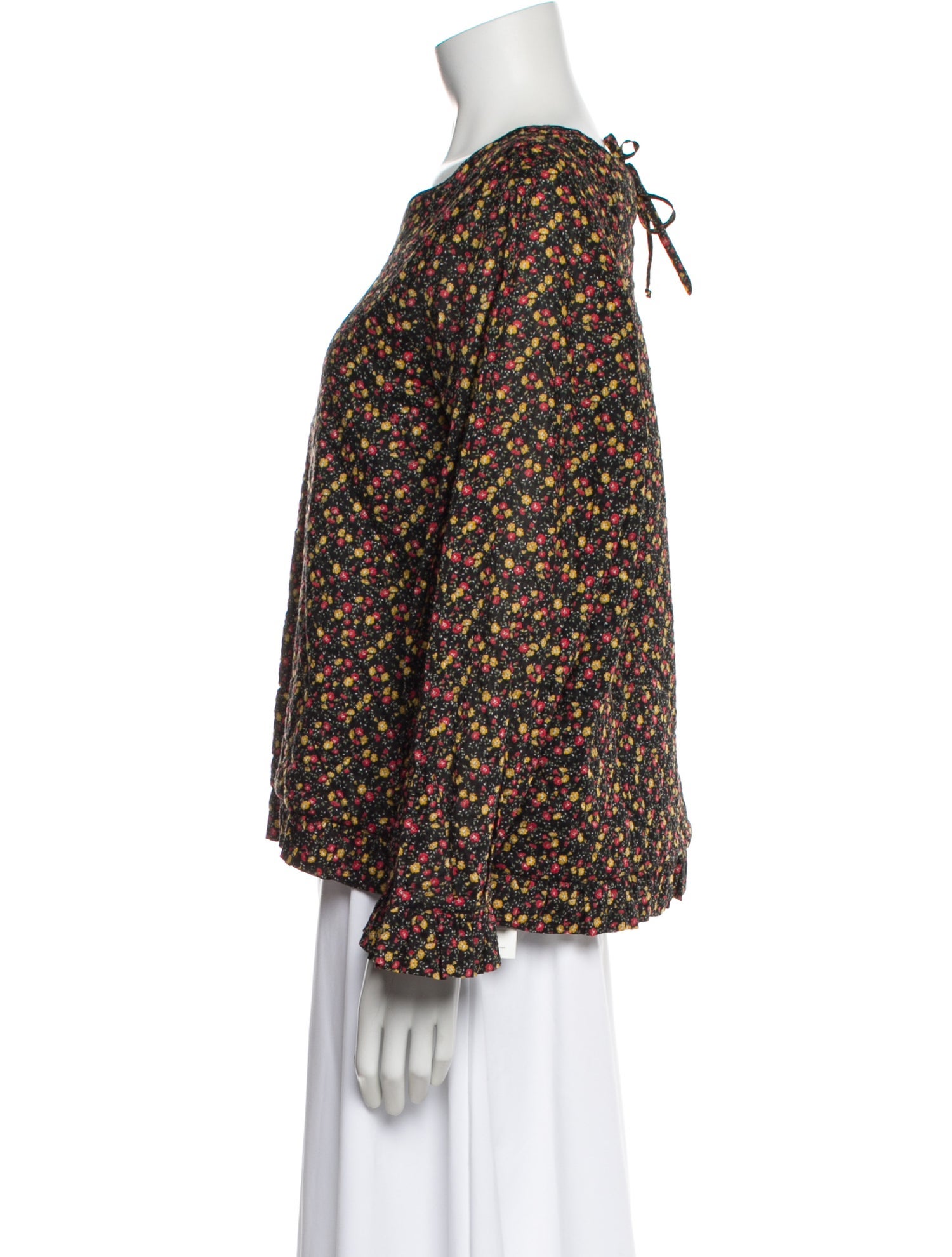 Naya Rea Floral Print Crew Neck Top