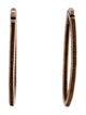Nickho Rey Spinel Slim Tire Hoop Earrings