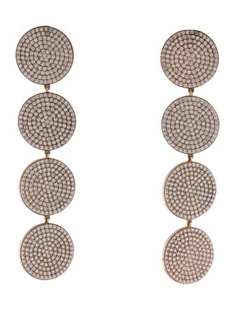 Nickho Rey Crystal Teggy Drop Earrings