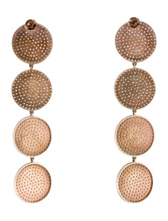 Nickho Rey Crystal Teggy Drop Earrings