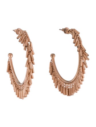 Nickho Rey Beaded Hoop Earrings