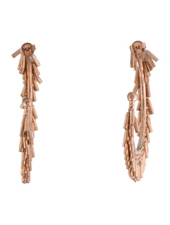 Nickho Rey Beaded Hoop Earrings