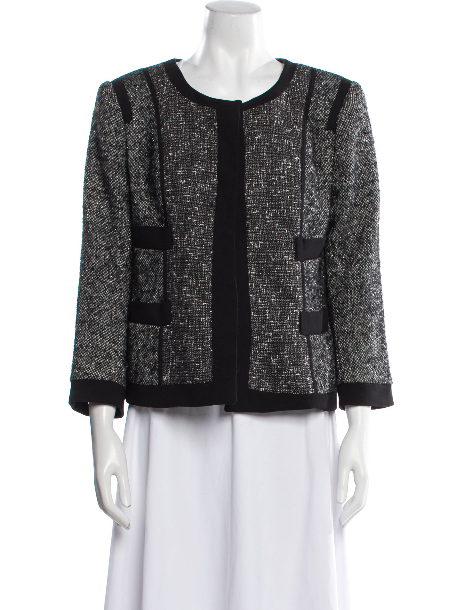Narciso Rodriguez x DesigNation Tweed Pattern Jacket