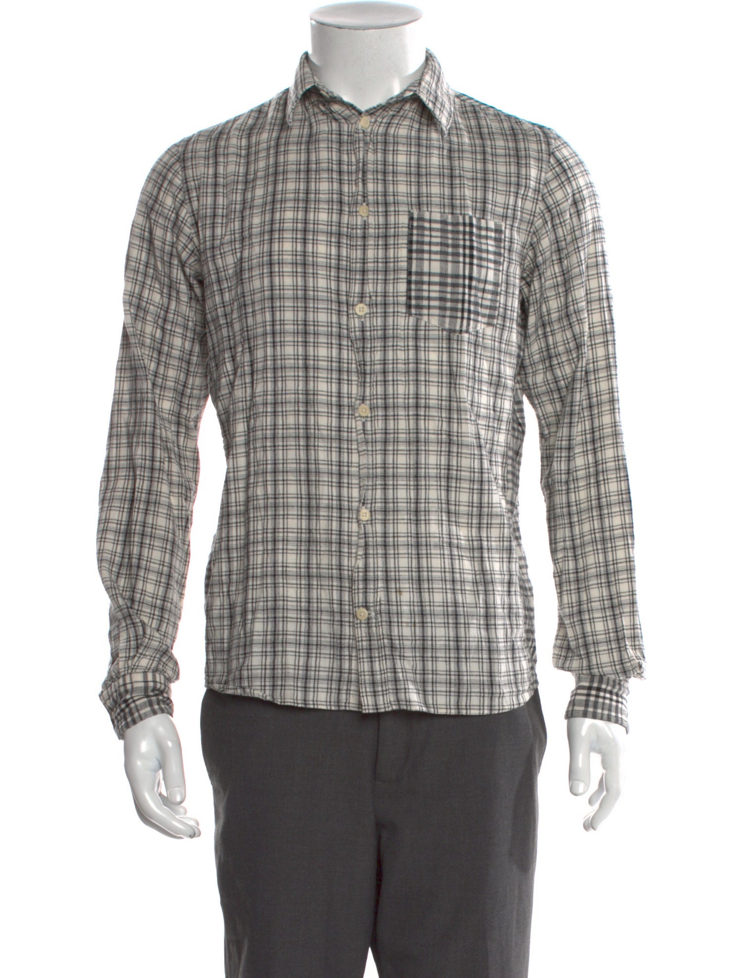 Norse Projects Plaid Print Long Sleeve Shirt