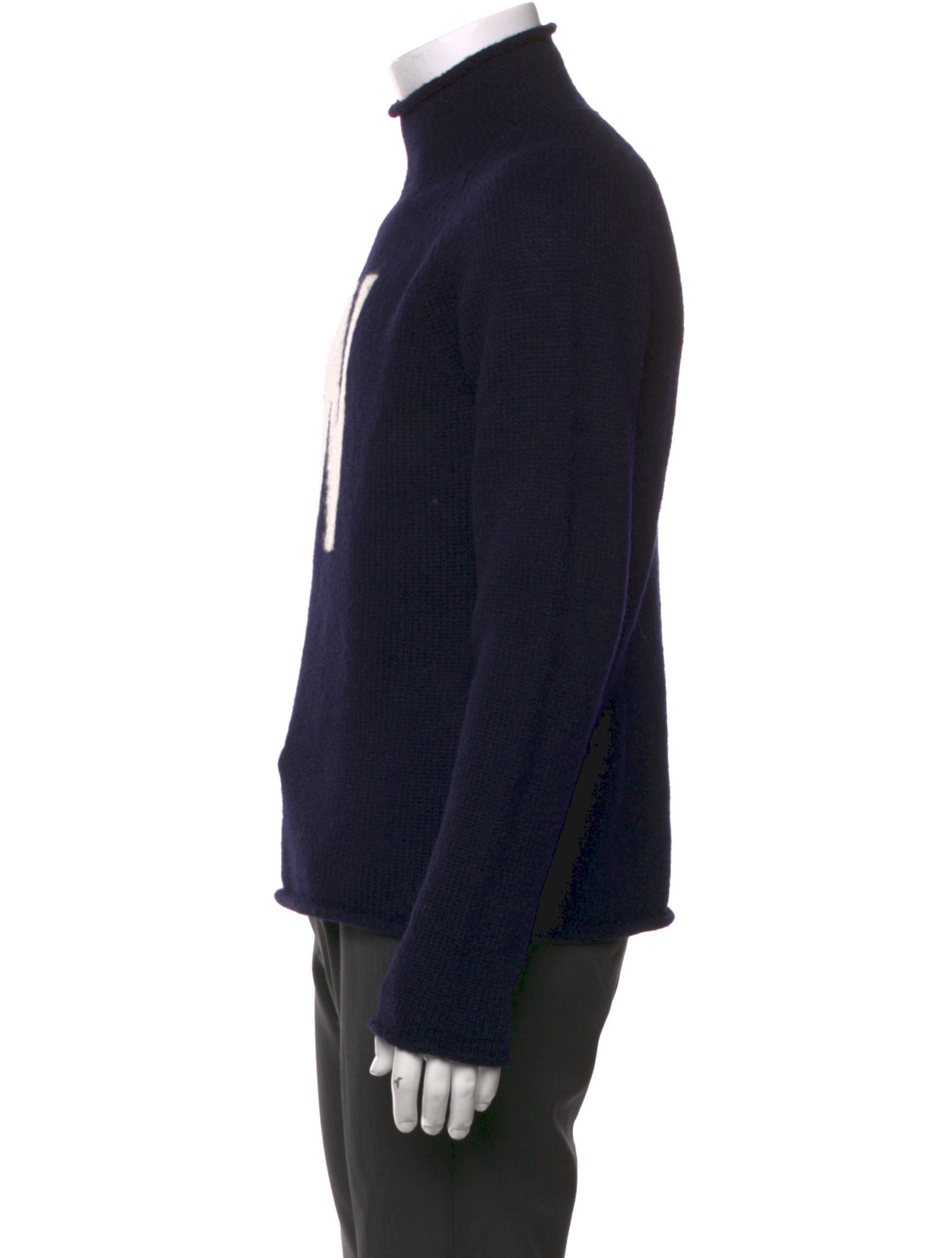 Norse Projects Wool Graphic Print Cardigan