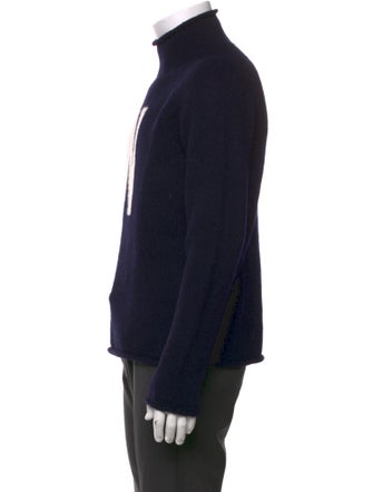 Norse Projects Wool Graphic Print Cardigan