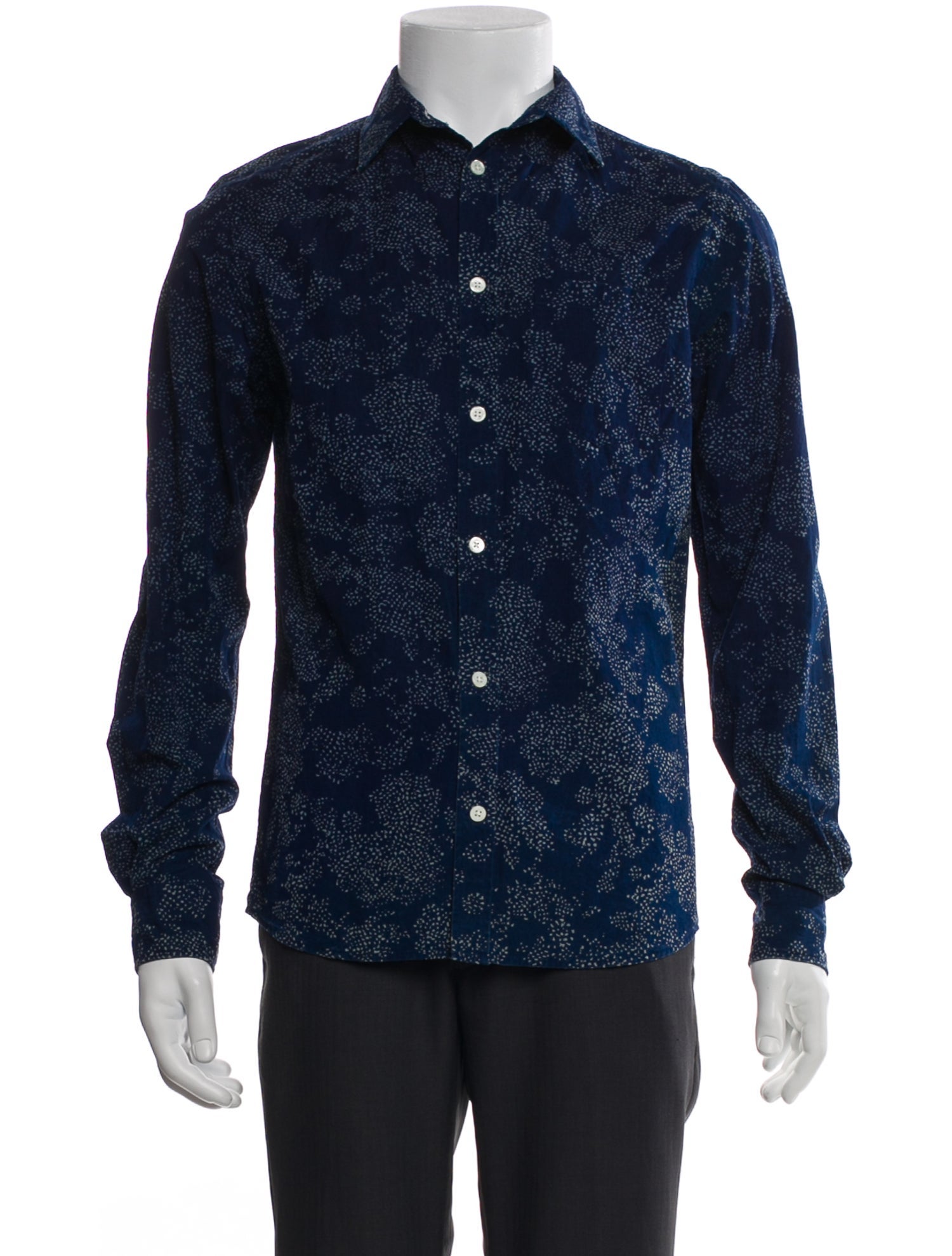 Norse Projects Polka Dot Print Long Sleeve Shirt