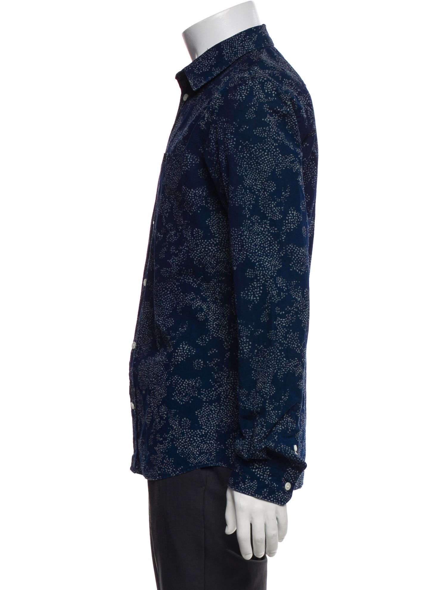 Norse Projects Polka Dot Print Long Sleeve Shirt