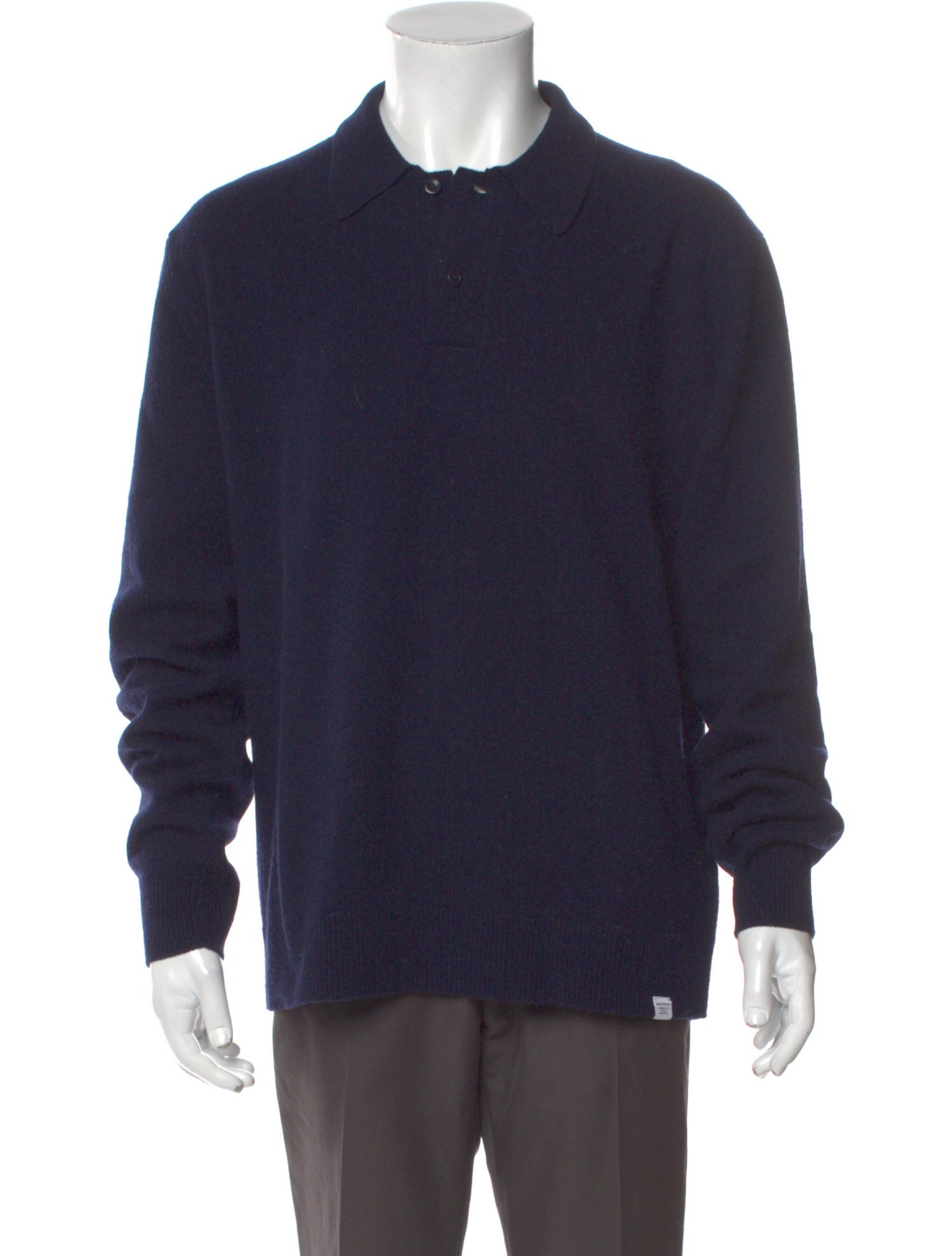Norse Projects Wool Crew Neck Polo Sweater
