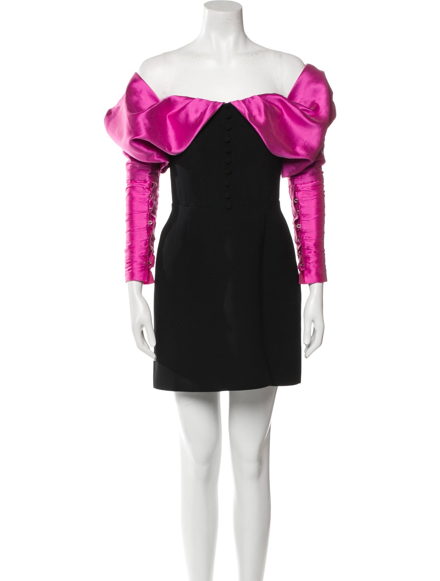 Nafsika Skourti Off-The-Shoulder Mini Dress