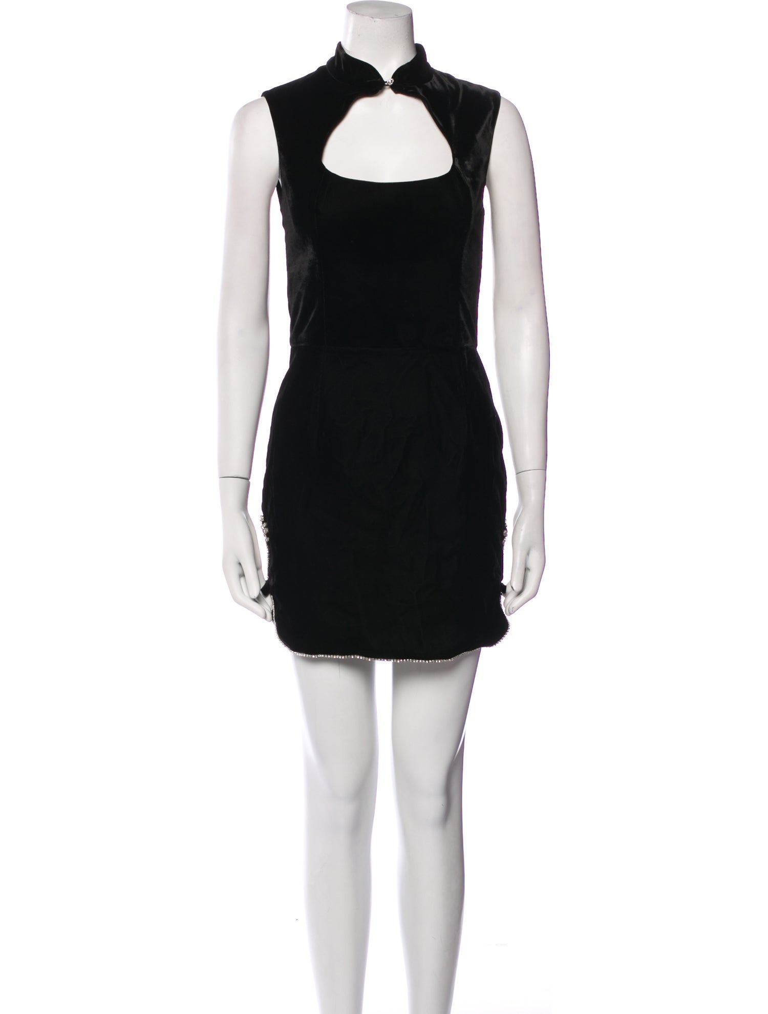 Nafsika Skourti Mock Neck Mini Dress