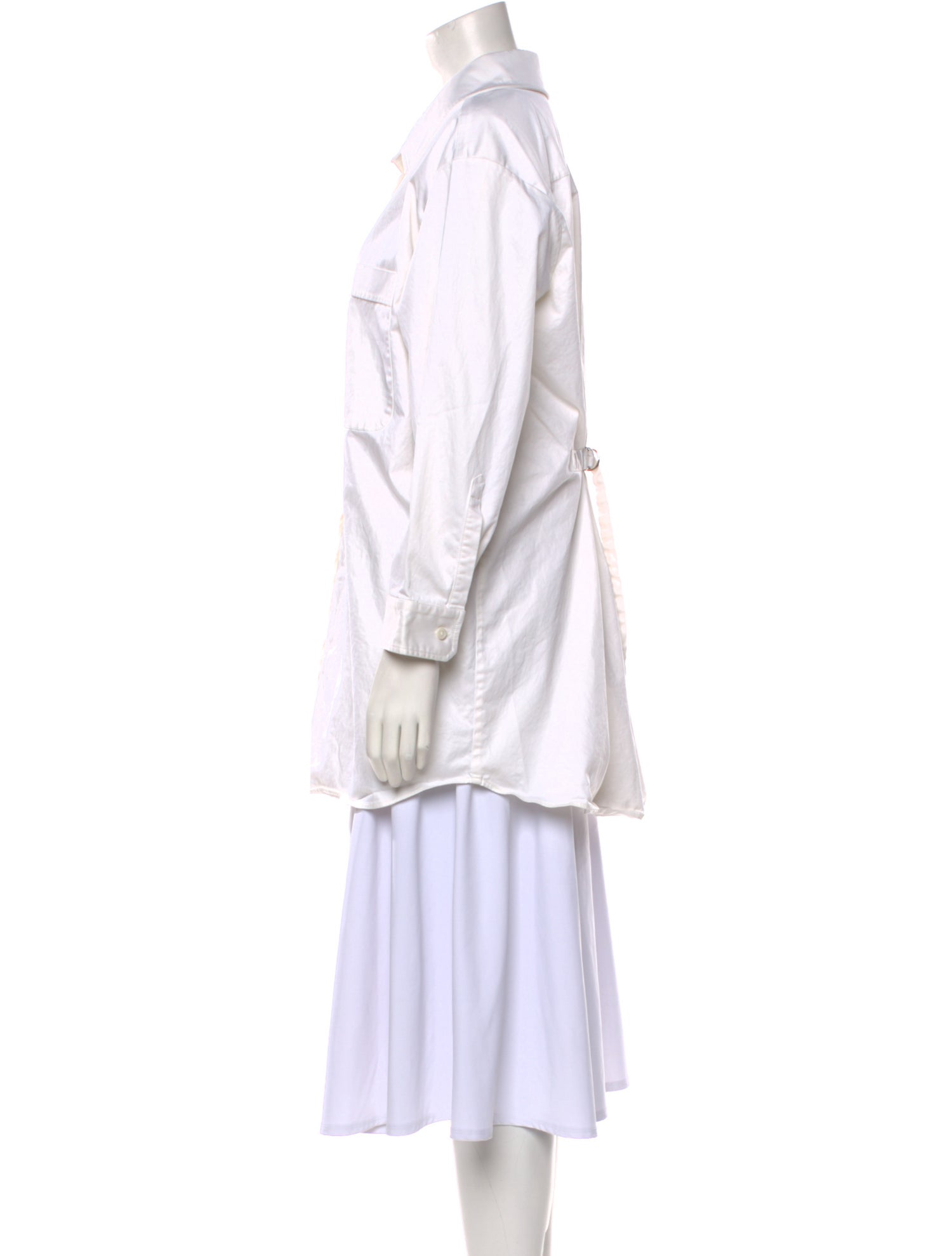 Nafsika Skourti Graphic Print Three-Quarter Sleeve Button-Up Top