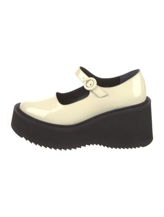 Nicole Saldana Patent Leather Mules