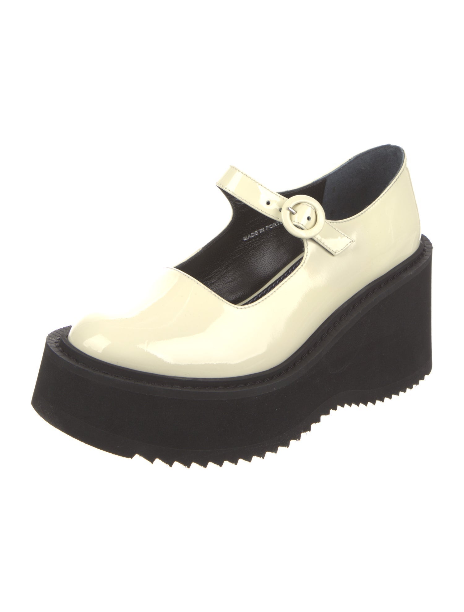 Nicole Saldana Patent Leather Mules