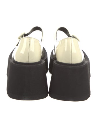 Nicole Saldana Patent Leather Mules