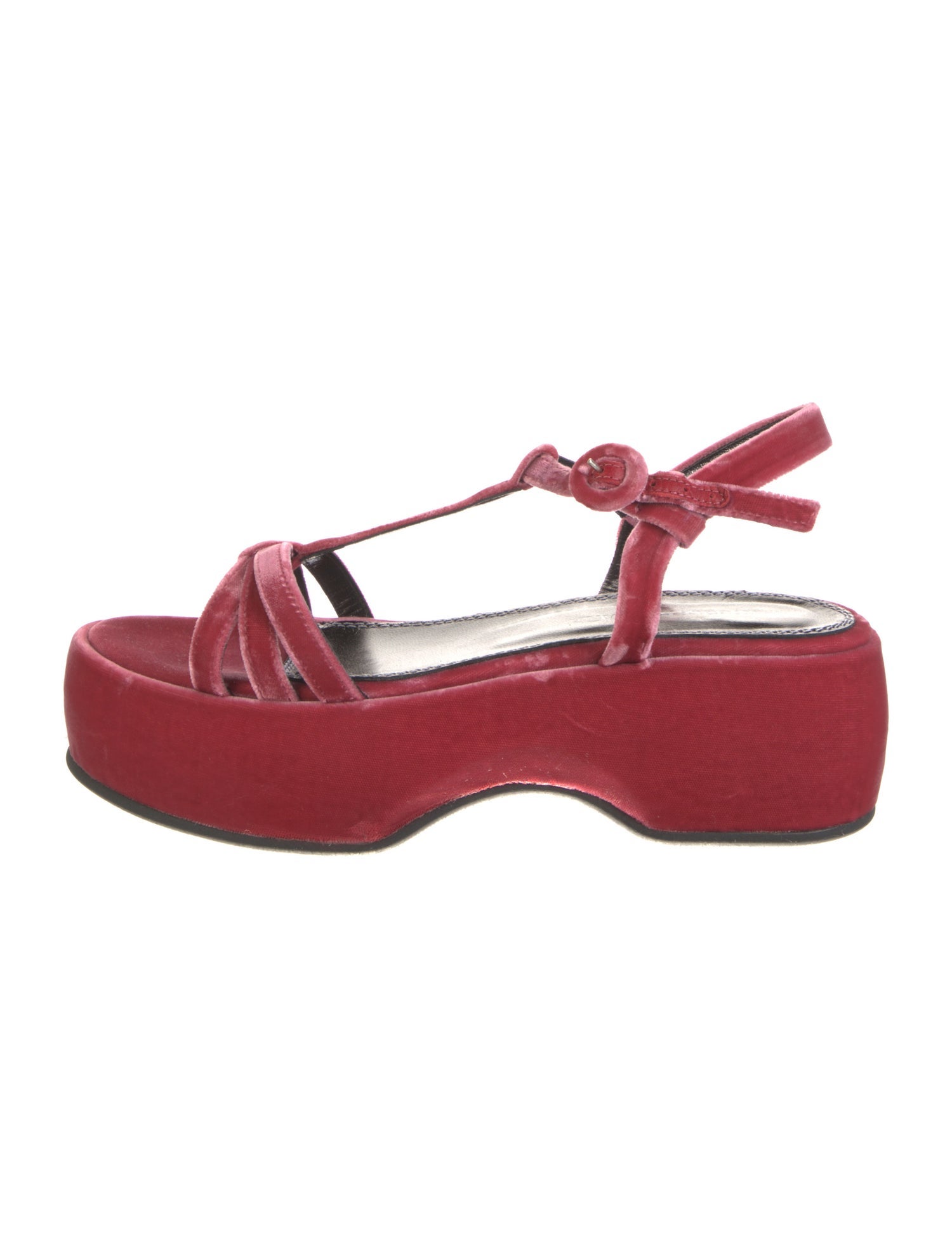 Nicole Saldana Velvet Slingback Sandals