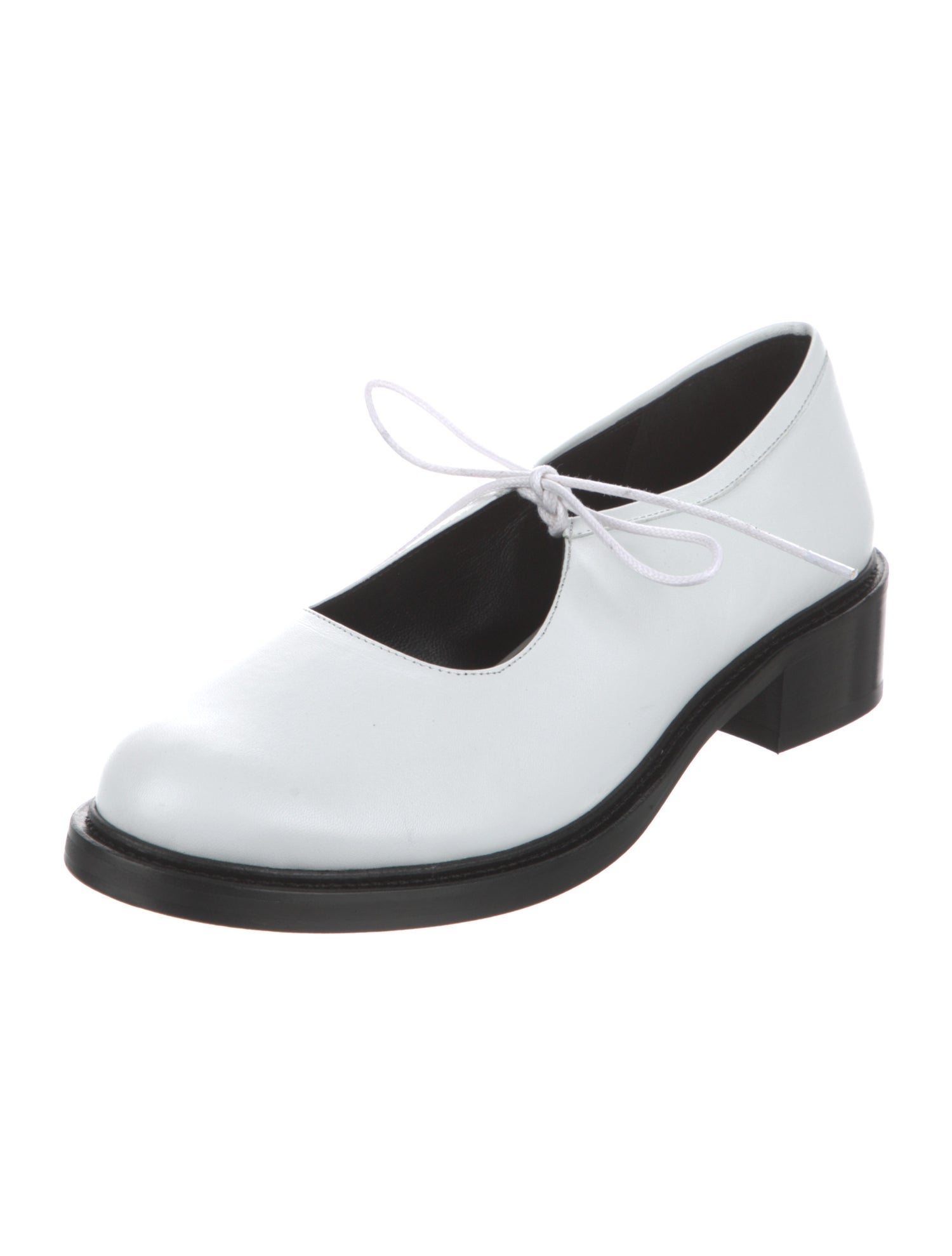 Nicole Saldana Leather Bow Accents Oxfords