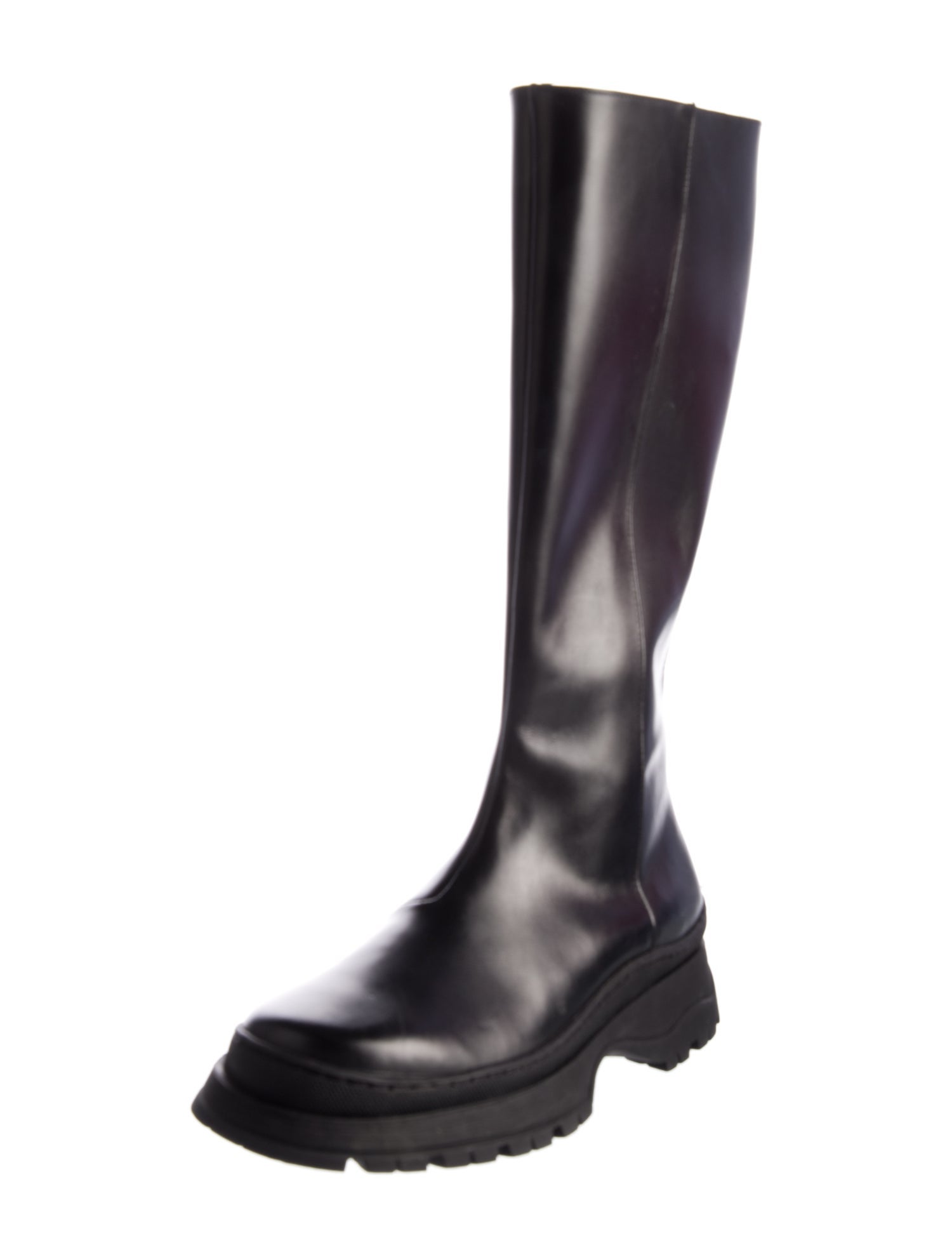 Nicole Saldana Leather Rain Boots