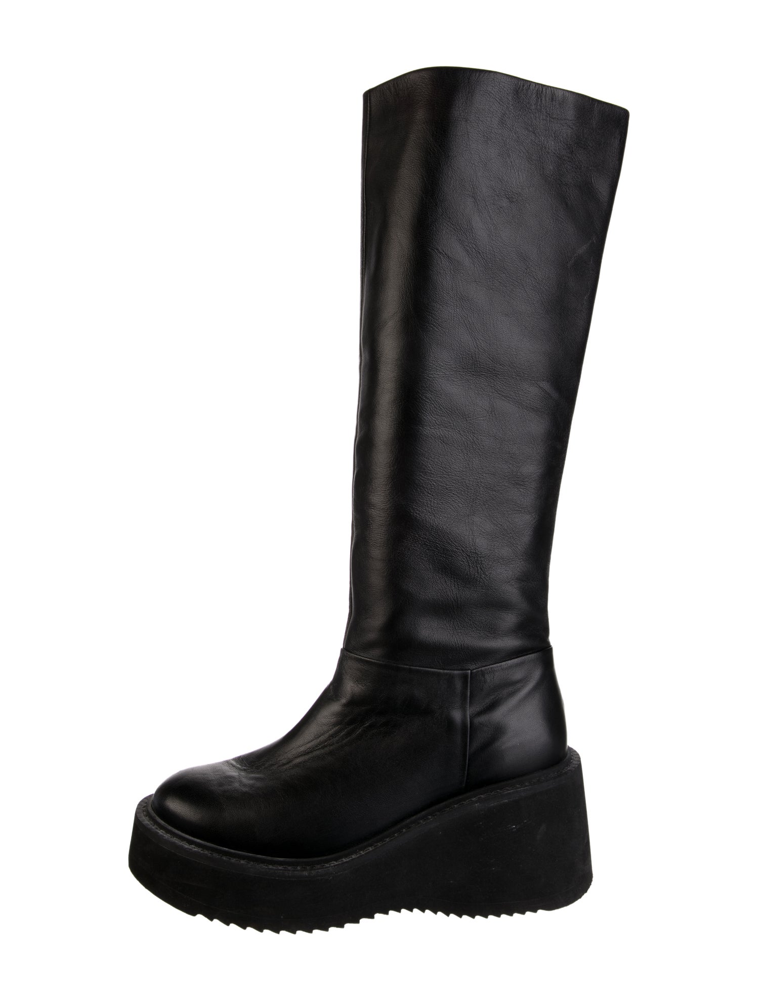 Nicole Saldana Leather Riding Boots