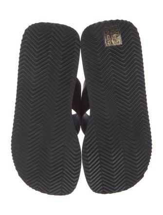 Nicole Saldana Leather Flip Flops