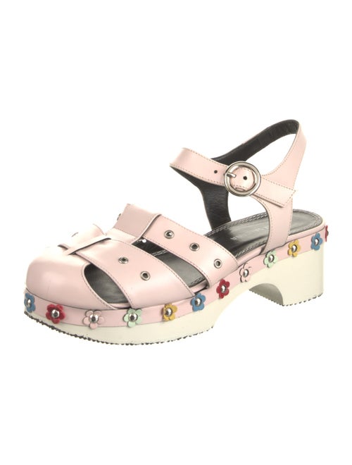 Nicole Saldana Leather Sandals