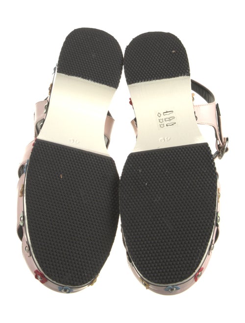 Nicole Saldana Leather Sandals