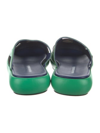 Nicole Saldana Leather Slides