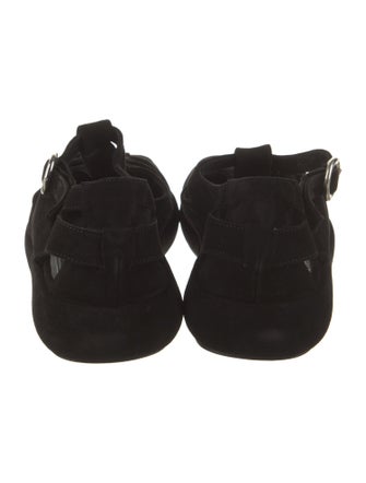 Nicole Saldana Suede Slingback Sandals