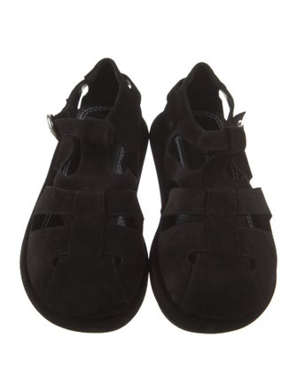 Nicole Saldana Suede Gladiator Sandals