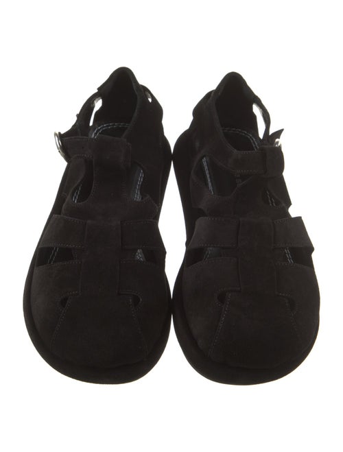 Nicole Saldana Suede Gladiator Sandals