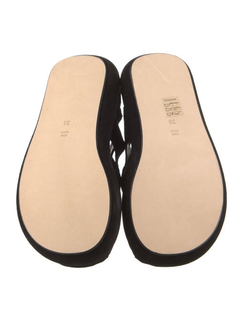 Nicole Saldana Suede Gladiator Sandals