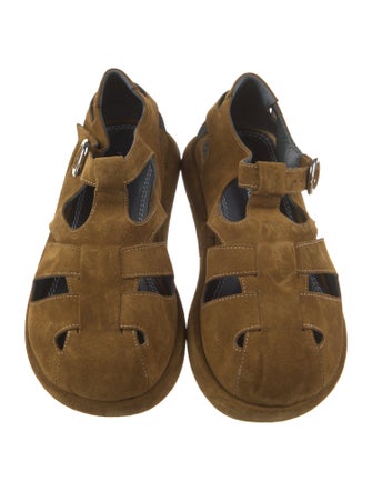 Nicole Saldana Suede Gladiator Sandals