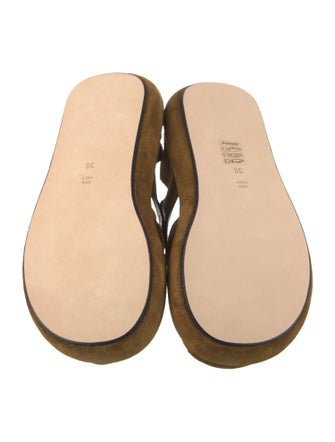 Nicole Saldana Suede Gladiator Sandals